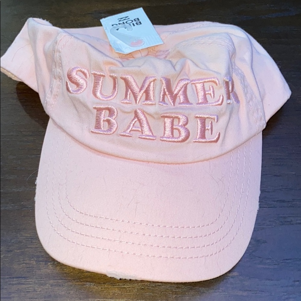 NWT pink hat